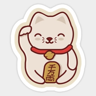 Lucky Neko Sticker